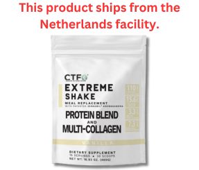 Vanilla XTREME SHAKE w/Sensoril® Ashwagandha PROTEIN & MULTI-COLLAGEN Limited Quantity - 1 per order. (15 servings, 2 scoops per serving)